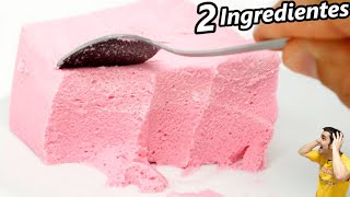 POSTRE CREMOSO y DELICIOSO con SOLO 2 INGREDIENTES😍🍨🍦😋Muy RÁPIDO y SIN HORNO Receta  725 [upl. by Sladen]