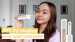 lets try careline acne spot concealer [upl. by Dorman876]