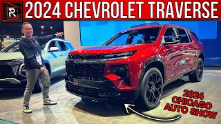 The 2024 Chevrolet Traverse RS Is A Sleeker amp Sportier Looking 3Row Family Hauler [upl. by Adigirb705]