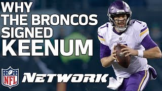 What Case Keenum will Bring to Denver  Film Review  NFL Network [upl. by Berey]