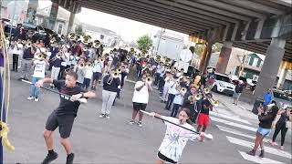 Roots Of Music Marching band 2024 Under the bridge performance  Tribute parade event HD 4K [upl. by Ahsitan]