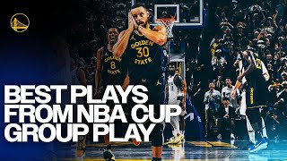 Golden State Warriors Best Plays of NBA Cup Group Play [upl. by Susannah]