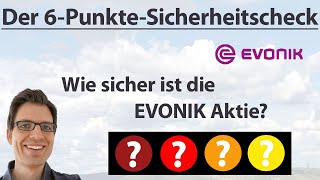 EVONIK Aktienanalyse Wie sicher ist die Aktie  6PunkteKurzCheck Rangliste [upl. by Colinson176]