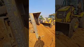 Tractor trolley palat gayi automobile jcbmachine jcbvideo farming excavator jcbstunt [upl. by Lynelle]