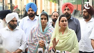 ‘Bikram Majithia in danger of being eliminated in jail’ wife Ganieve Akali leaders tell Governor [upl. by Yema]