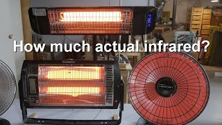 Infrared heater efficiency  how much is radiated infrared [upl. by Ahsenroc]