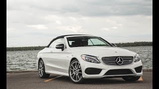 MercedesAMG C43 Cabriolet 2017 Car Review [upl. by Ailadgim]