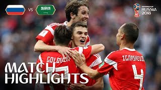 Russia v Saudi Arabia  2018 FIFA World Cup  Match Highlights [upl. by Candless]