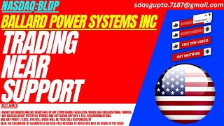 TRADING NEAR SUPPORT  BLDP STOCK ANALYSIS  BALLARD POWER SYSTEMS STOCK [upl. by Acnoib]