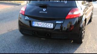 Renault Megane II RSport sound of exhaust system [upl. by Noinatrad867]