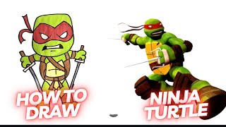 How to Draw Ninja Turtle [upl. by Ecirum]