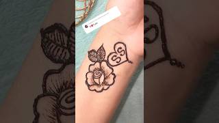 Beautiful henna tattoo ❤️ mehndi henna hennatattoo shorts viralvideo [upl. by Anitsej716]