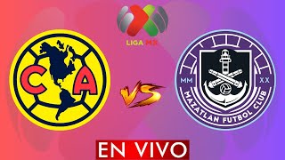 AMERICA VS MAZATLAN EN VIVO ⚽🏆 LIGA BBVA MX JORNADA 9 CLAUSURA 2024  HORARIO Y DONDE VER EN VIVO [upl. by Atselec999]