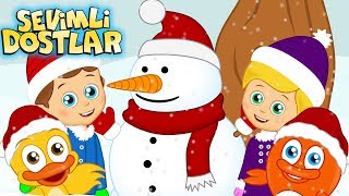 Kardan Adam  Sevimli Dostlar çizgi film çocuk şarkıları 2018  Kids songs and nursery rhymes [upl. by Ayaj]