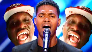 Guy sings Can I Put My Balls in Yo Jaws on Americas Got Talent [upl. by Laicram272]