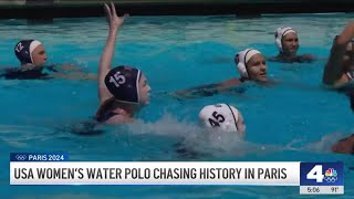 US womens water polo team looking to make history at Paris Olympics [upl. by Notsruht]