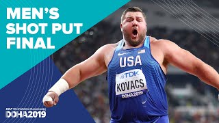 Mens Shot Put Final  World Athletics Championships Doha 2019 [upl. by Ellicul]