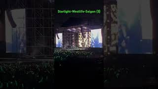 Starlight  Westlife mở màn sôi động ở show HCM 3 [upl. by Hasseman]