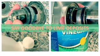 Easily Clean Your Bathroom Sink Drain Stopper from Lime Deposits Using MultiPurpose Vinegar [upl. by Oirobil]