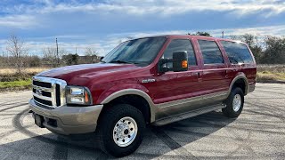 SOLD 2003 Ford Excursion Eddie Bauer 73L Powerstroke Diesel 4WDLast year for 73LNEW PAINT [upl. by Niles39]