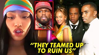 Nicki Minaj BACKS 50 Cent amp Reveals How Jay Z BLACKBALLED Them [upl. by Hanshaw176]