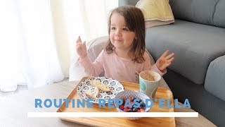 ROUTINE REPAS DUN ENFANT DE 3 ANS [upl. by Reniar683]