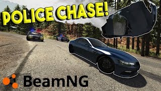 INSANE MOUNTAIN POLICE CHASES amp CRASHES  BeamNG Drive Gameplay amp Crashes [upl. by Photima228]