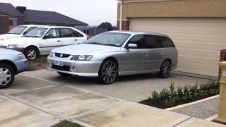 Air Bagged VY Holden Commodore Wagon [upl. by Flore105]