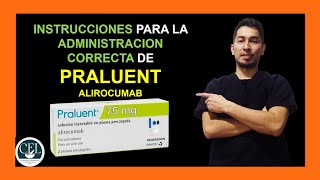 ALIROCUMAB 75mg PRALUENT 💉 Guía para su administración correcta 💯 [upl. by Inot]