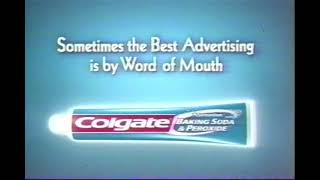 Colgate with Baking Soda and Peroxide Commercial Ad 1999 [upl. by Ardnaz445]