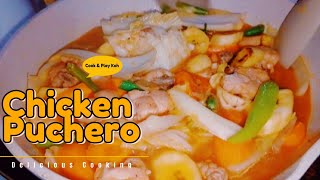 MY VERSION OF CHICKEN PUCHERO  Cook amp Play Koh [upl. by Yrokcaz133]