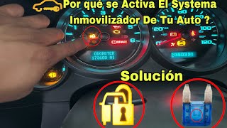 INMOVILIZADOR AUTOMOTRIZ  POR QUE SE ACTIVA EL SYSTEMA INMOVILIZADOR DEL AUTO  SOLUCIÓN [upl. by Sachiko]