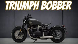 2024 Triumph Bonneville Bobber Demo and Review [upl. by Hagep]