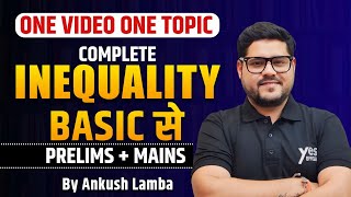 पूरा INEQUALITY एक ही CLASS में  IBPS RRB POCLERK 2024  Ankush Lamba  BANKING CHRONICLE [upl. by Yeltrab662]