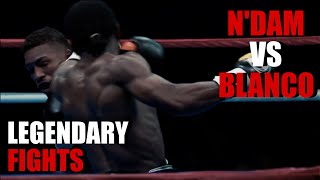 HASSAN NDAM VS ALFONSO BLANCO  KNOCKOUT OF THE YEAR 2016 [upl. by Eerdna]