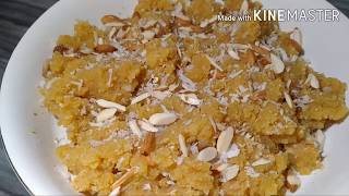 Easy amp tasty basin halwa recipe  how to make basin ka halwa [upl. by Tollman]