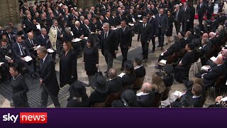 World leaders come together for Queen Elizabeths funeral [upl. by Herzberg]