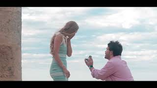 Janzen and Macklyn Proposal at Buccanos Cozumel Mexico [upl. by Nocam]