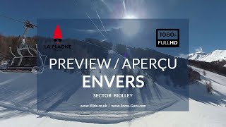 La Plagne guide  Envers télésiège  chairlift  Biolley  Preview  Aperçu [upl. by Allemrac]