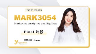 UNSW MARK3054 Big Data Final 片段 Laura [upl. by Fagan]