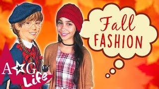 Fall Lookbook DIY Sweater  Pumpkin Recipe  AG Life  Episode 45  AmericanGirl [upl. by Brieta]