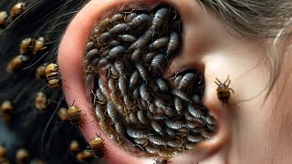 ASMR What Happened With Ear  ASMR Leech Insect Infected Ear  ASMR Please Take Care Ear [upl. by Oniuqa]