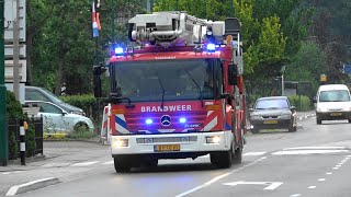 QRT Prio 1 brandweer met spoed onderweg naar verschillende meldingen [upl. by Denver]