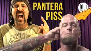 How To Play  Pantera  Piss  Guitar Lesson [upl. by Ahsenroc]