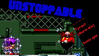 FNF  Unstoppable  Tyrant Mario Mix Sonic Spin  REMASTERED [upl. by Zsuedat750]