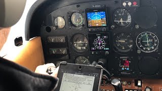 Cessna 172 GLASS PANEL  Test Flight  Garmin G5 [upl. by Phipps]