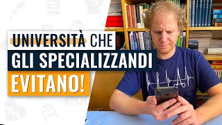 Le università che gli specializzandi evitano [upl. by Bywoods]