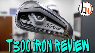 Not as GOOD as I WANTED  Titleist T300 2021 Iron review [upl. by Pettit]