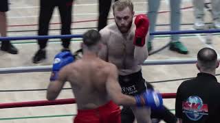 Fight 6  Nate Morrison Barnet Muay Thai v Cyrus Fennel LSF Muay Thai [upl. by Kendricks]