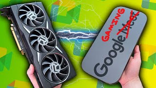 Gaming with a FAT GPU on the Google Meet Video Conference Computer [upl. by Alleynad]